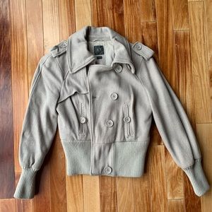 Armani Exchange Moto Jacket size S Gray
